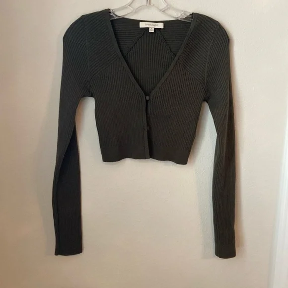 Favorite Daughter Dark Green Darcy Cardigan - Picture 2 of 7